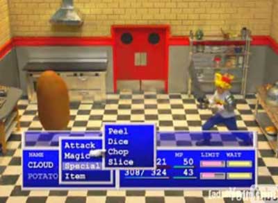 Fast Food Games on The Ultimate Games Weblog    Archiv    Final Fantasy Vii  Fast Food