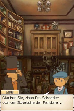 screens: professor layton 2 screenshots