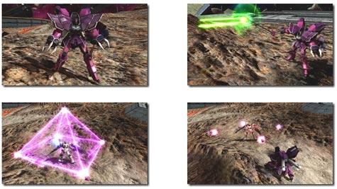 screens: gundam extreme vs full boost