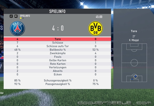 FIFA 20 Offline-Spiel (Im Menü)