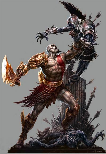 concept artwork: god of war III concept artwork: god of war III