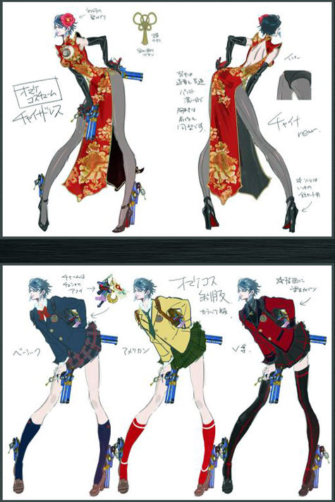 concept art: bayonetta 2 concept art: bayonetta 2