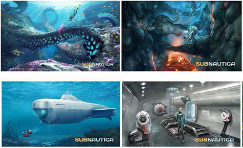 concept art: subnautica concept art: subnautica
