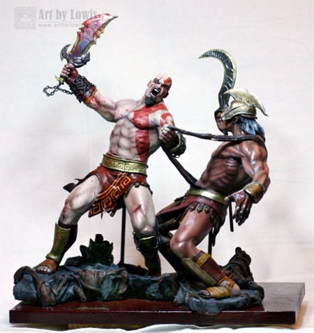 kotobukiya: custom kratos kotobukiya: custom kratos