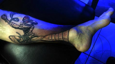 tattoo: dhalsim tattoo: dhalsim