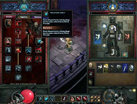 das interface von diablo III das interface von diablo III