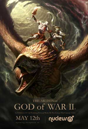 god of war 2: kunst-ausstellung