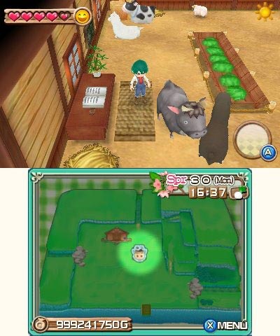 screens: harvest moon: a new beginning screens: harvest moon: a new beginning