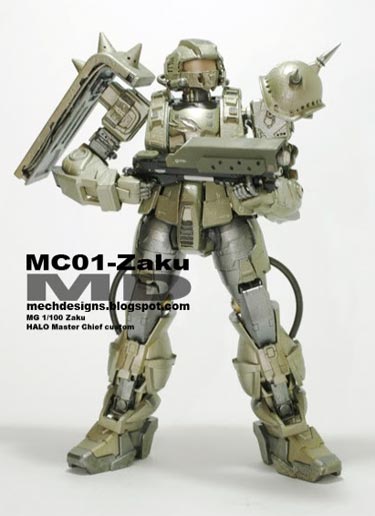 kotobukiya: master chief zaku kotobukiya: master chief zaku