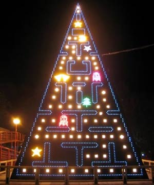 pacman xmas tree pacman xmas tree