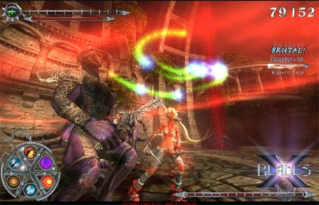 screenshot: x-blades screenshot: x-blades