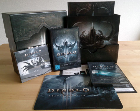 unboxing: diablo III reaper of souls unboxing: diablo III reaper of souls